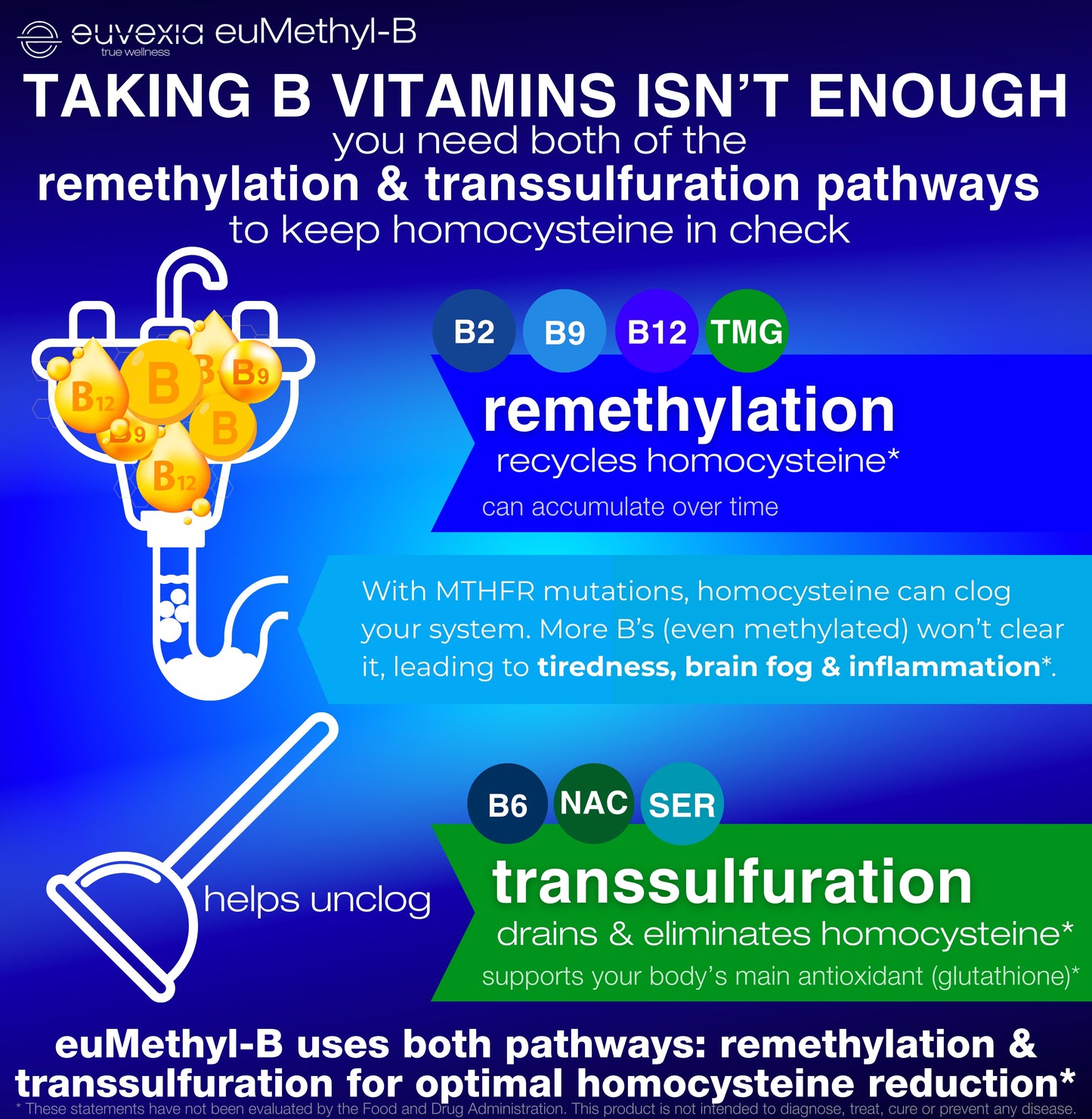 euMethyl-B, 180 Capsules