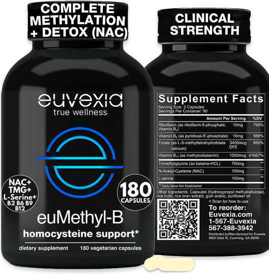 euMethyl-B, 180 Capsules